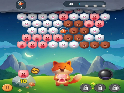 Thumbnail image of Animal Bubble Blast from arcade games category on ovo game