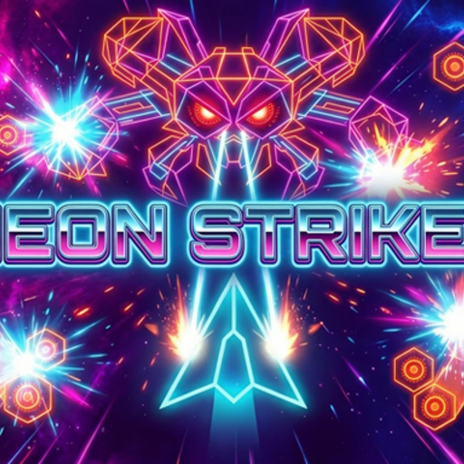 Arsenal selection showing various power-ups and weapon effects in NEON STRIKER